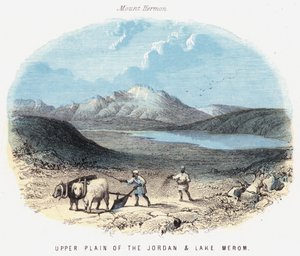 Upper Plain of the Jordan and Lake Merom by English School