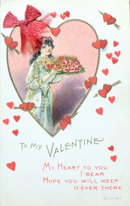 Valentine Card, 1917