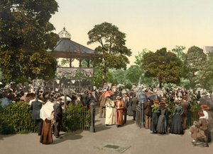 Valley Gardens, Harrogate, pub. 1900 by English School