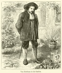 Van Hoofman in his Garden by English School