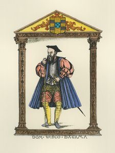 Vasco da Gama (engraving) by English School