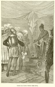 Vasco da Gama Visits the King by English School