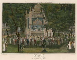 Vauxhall Gardens, London, on a Gala Night by English School