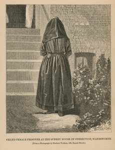 Veiled Female Prisoner at the Surrey House of Correction by English School