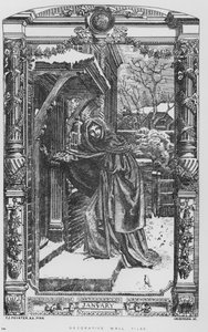 Decorative Wall Tiles (engraving) by English School