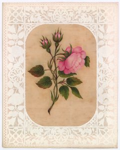 Victorian Valentine Card by English School
