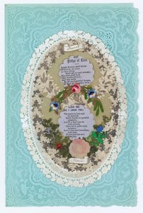 Victorian Valentine Card