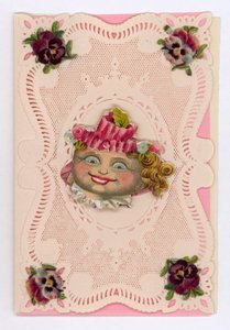 Victorian Valentine Card