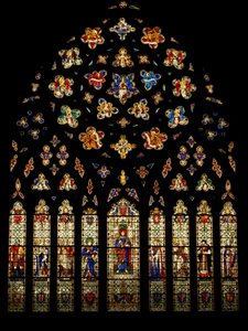 Victorian window by English School