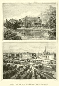 Vienna, the City Park and the Ring Strasse Boulevard by English School