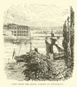 View from the Royal Palace at Sodermalm by English School
