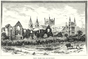 View from the South-East by English School