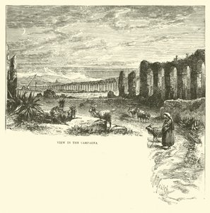 View in the Campagna by English School