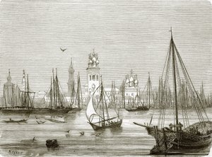 View of Astrakhan by English School