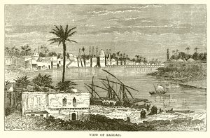 View of Bagdad by English School