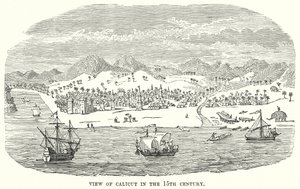 View of Calicut in the 15th Century