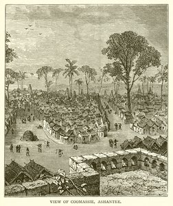 View of Coomassie, Ashantee
