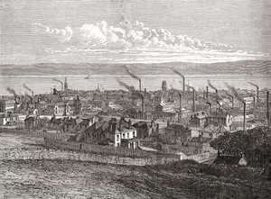 View of Dundee, Scotland, from 