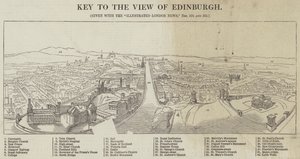 View of Edinburgh by English School