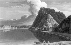 View of Ehrenbreitstein and Coblenz, from A Tour through Holland, along the Right and Left Banks of the Rhine to the South of Germany by Sir John Carr, published 1807