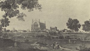 View of Eton College, c 1747 (engraving)