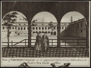 View of Gresham College by English School
