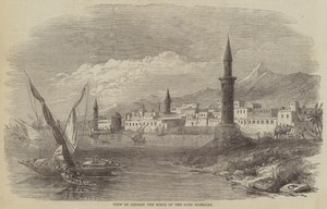 View of Jeddah, the Scene of the Late Massacre by English School