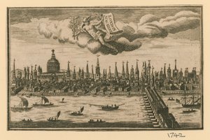 View of London by English School