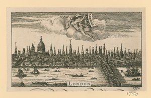View of London by English School