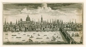 View of London by English School