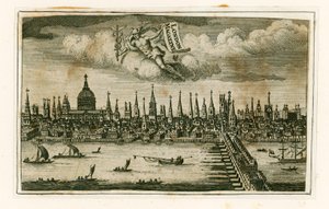 View of London by English School