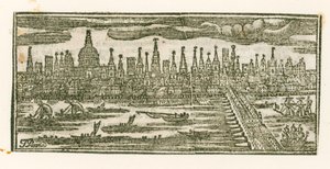 View of London by English School