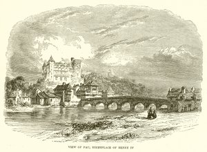 View of Pau, Birthplace of Henry IV by English School