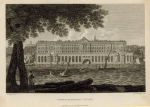 View of Somerset House by English School