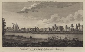 View of Twickenham from the River Thames