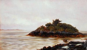 View of an Island by English School
