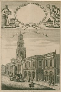View of the Royal Exchange, London by English School