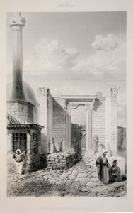 View of the Temple of Augustus by English School