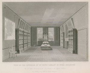 View of the Interior of Mr. Pepys Library in York Building