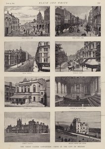 Views of Belfast, Ulster, Ireland by English School
