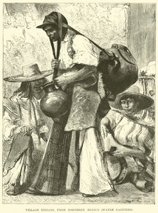Village Indians, from Northern Mexico, water carriers by English School