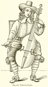 Viola da Gamba by English School