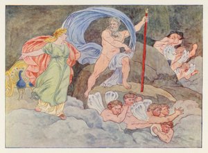 Virgil’s Aeneid: Juno and Aeolus by English School
