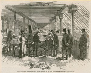 Visit by the Prince of Wales and Prince Alfred to Messrs Day and Sons Lithographic establishment by English School