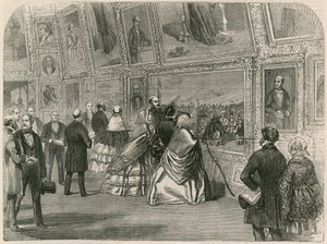 Visit of Her Majesty, Prince Albert and the Queen of Portugal to the Royal Academy by English School