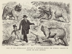 Visit to the Antediluvian Reptiles at Sydenham by English School