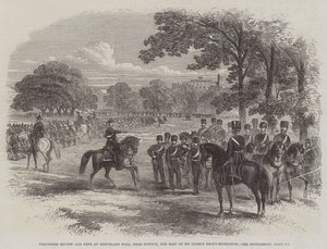Volunteer Review and Fete at Shrubland Hall, near Ipswich, the Seat of Sir George Broke-Middleton by English School