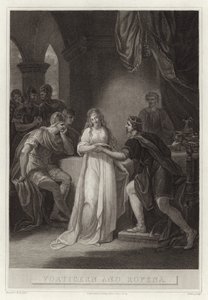 Vortigern and Rovena by English School