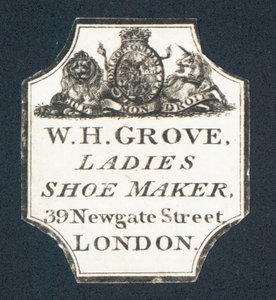 W H Grove, Ladies Shoe Maker by English School