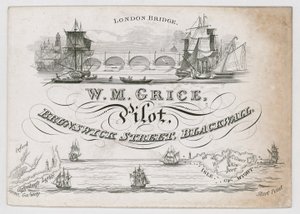W M Grace, Pilot, Trade Card by English School